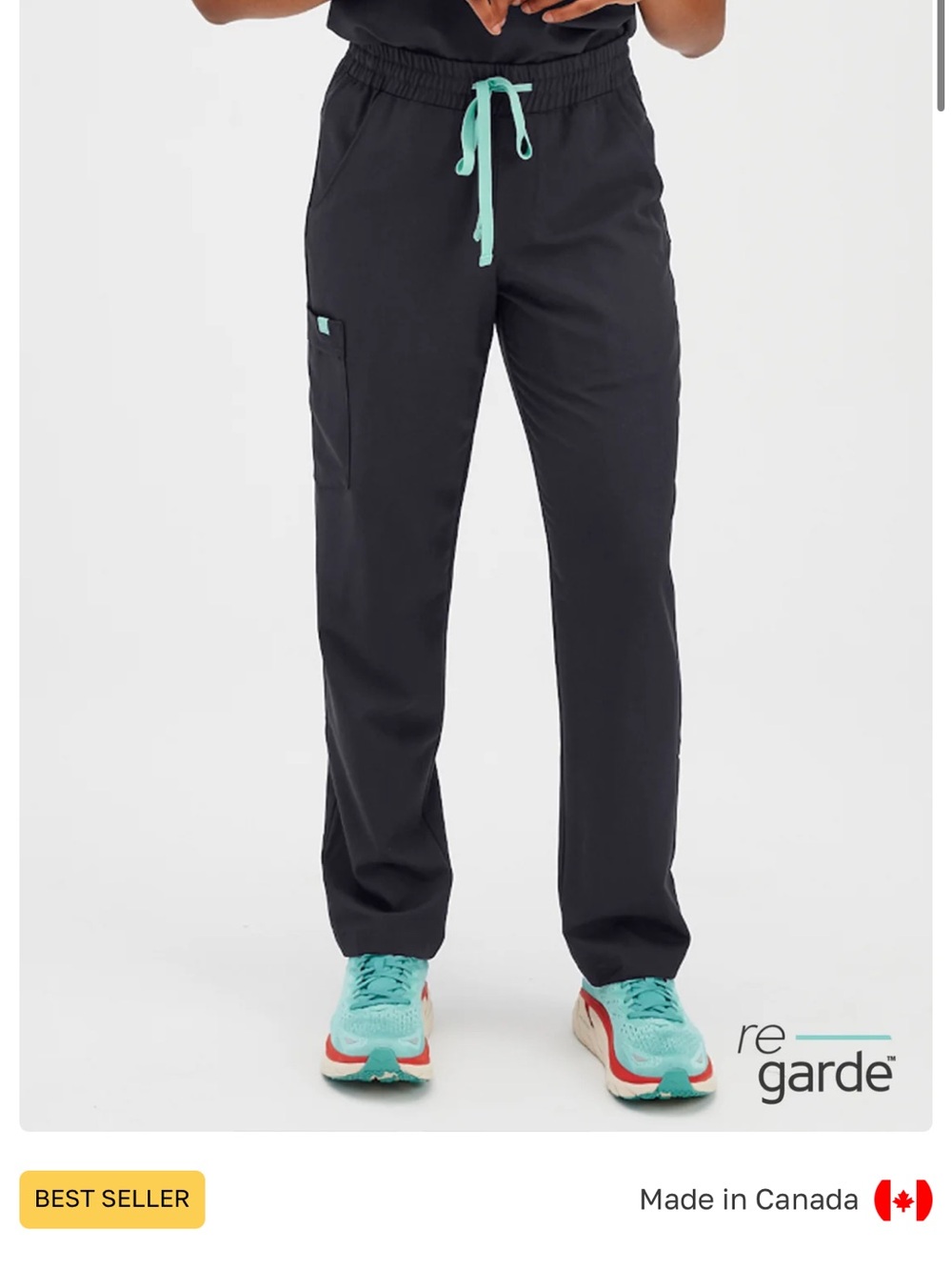 Women’s Julieta Grey Garde Malade Scrub Bottoms XXS Petite